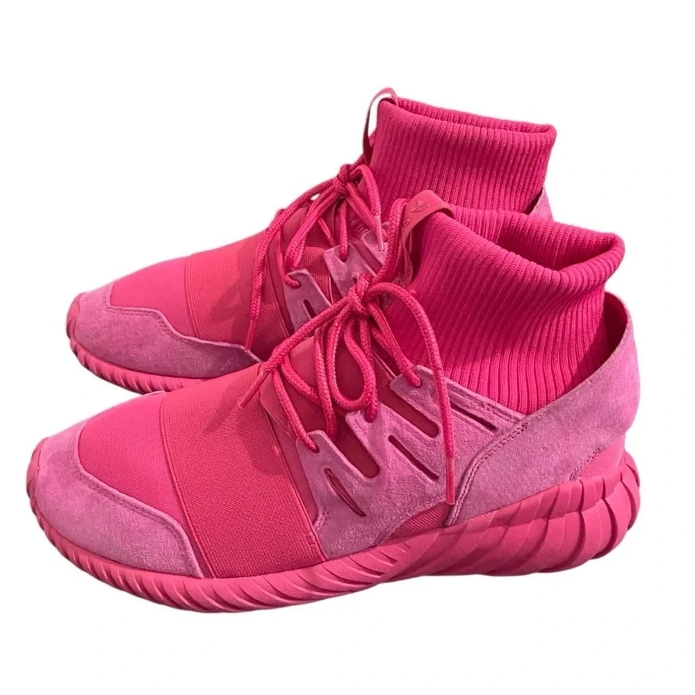 Adidas Tubular Doom EQT Pink Sneakers S74795 Men Size 10 Trainers Like New